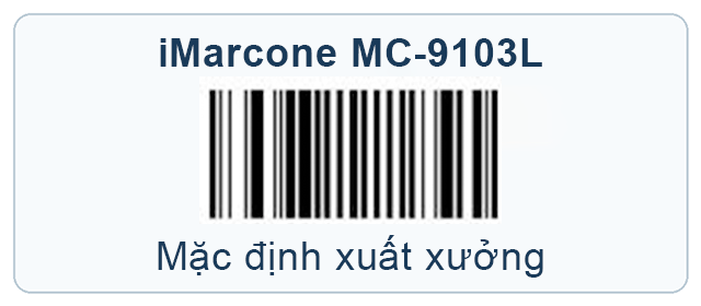 Mã cấu hình Mặc định xuất xưởng cho iMarcone MC-9103L